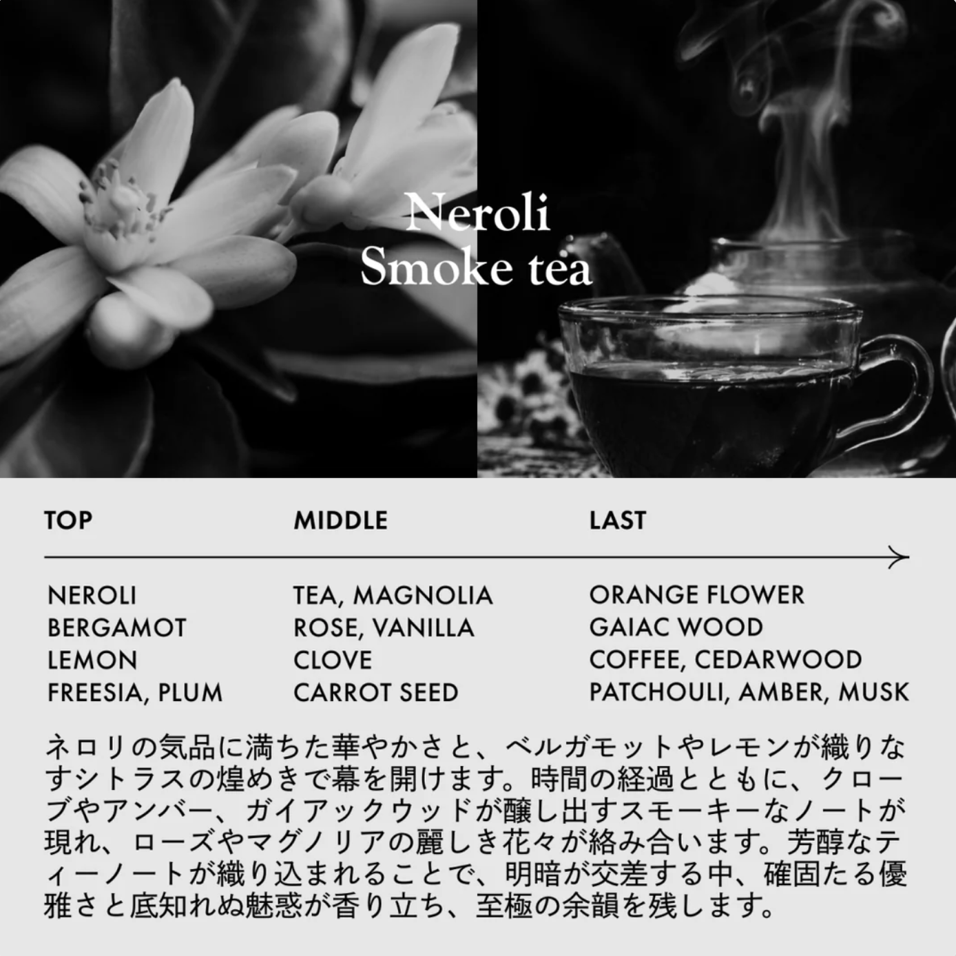 【LOA THE OIL(ロア ザ オイル)】Neroli Smoke tea
