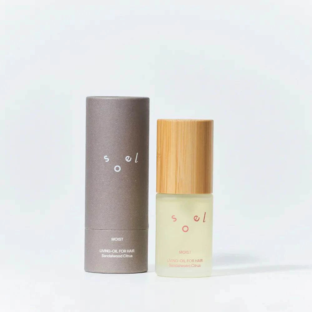 soel(ソエル)LIVING-OILフォーヘア30mLサンダルウッドシトラス香りのヘアオイル